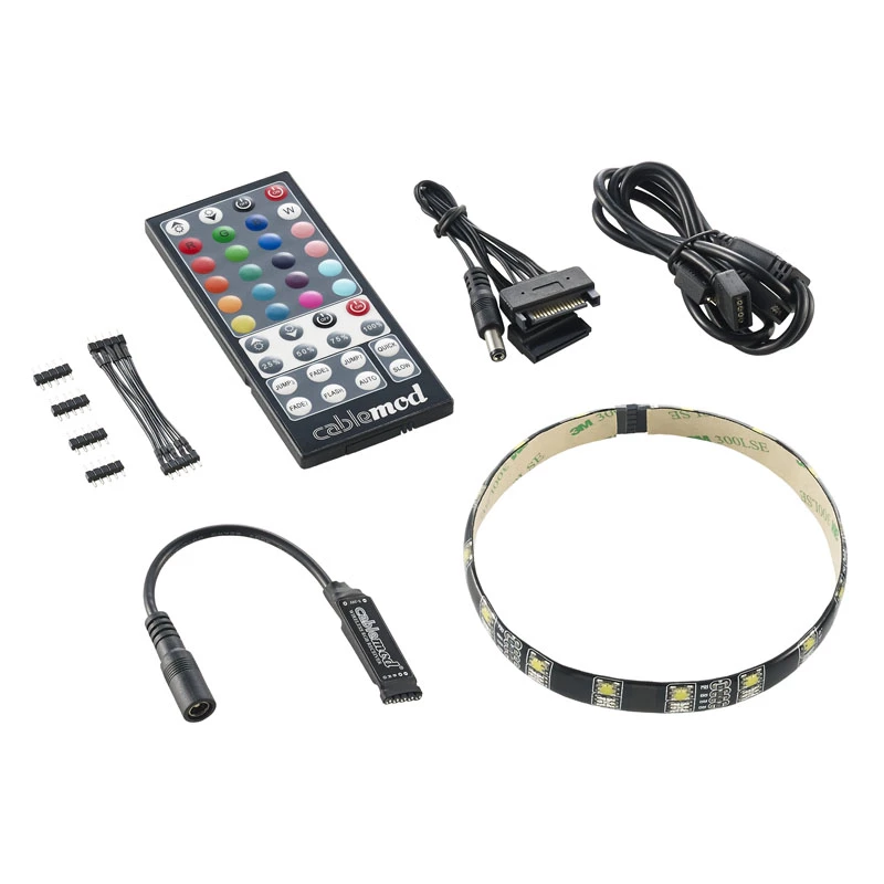 Striscia LED universale CableMod CM-LED-30-D30RGBW-RK 300 mm per interni