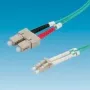 VALUE cavo in fibra ottica 50/125µm OM3, LC/SC, turchese 3m (21.99.8713)