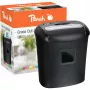 Distruggidocumenti Peach PS500-40 taglio a croce 68 dB nero
