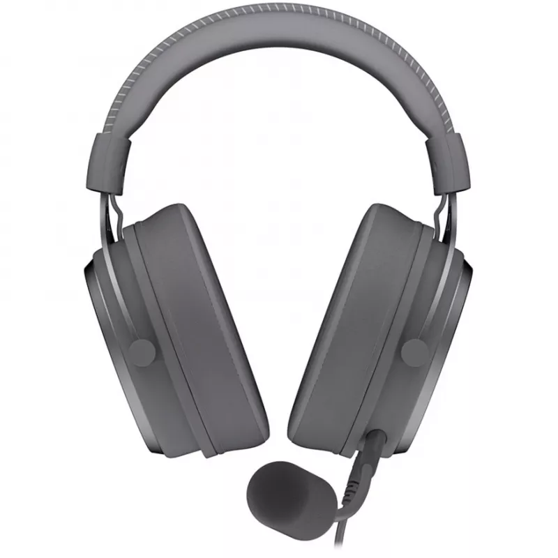 VIRO Plus USB Alt Gray, cuffie gaming grigio scuro, USB-A, jack da 3,5 mm, scheda audio USB 7.1