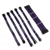 Kolink Core Adept Braided Kabel Extension Kit - Jet nero/Titan viola