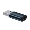 Baseus Ingenuity Adattatore USB-A a USB-C OTG (blu)