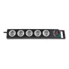 Prolunga elettrica Brennenstuhl 1153380115 2,5 m 5 prese AC nero grigio