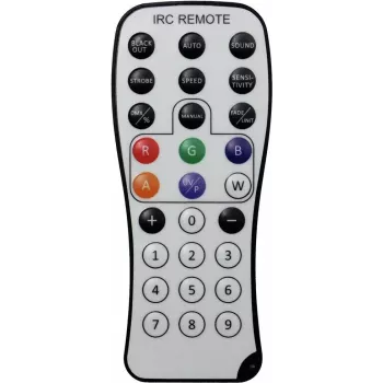 EUROLITE telecomando IR-7 (modello 50530561) – trasmettitore a infrarossi per dispositivi EUROLITE compatibili