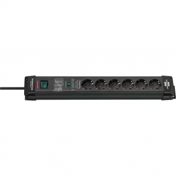 Ciabatta multipresa Brennenstuhl 1951160400 1,8 m 6 uscite AC per interni nero
