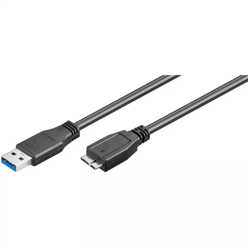 Cavo USB-A a Micro-USB-B GOOBAY 95026 — 1,8 m, connettore maschio-maschio, nero