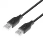 Cavo USB AM-AM 1.8 nero