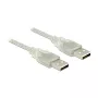Cavo USB DeLOCK 83888 USB 2.0 1,5 m trasparente