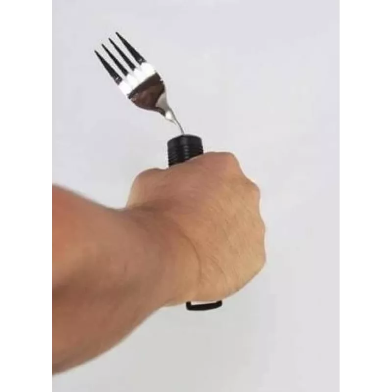 Forchetta flessibile per utenti disabili