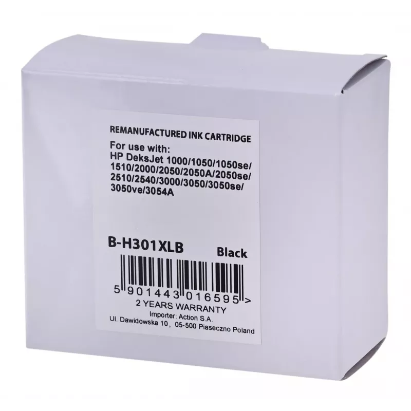 Inchiostro SUPERBULK per HP 301XL CH563 reg B-H301Bk