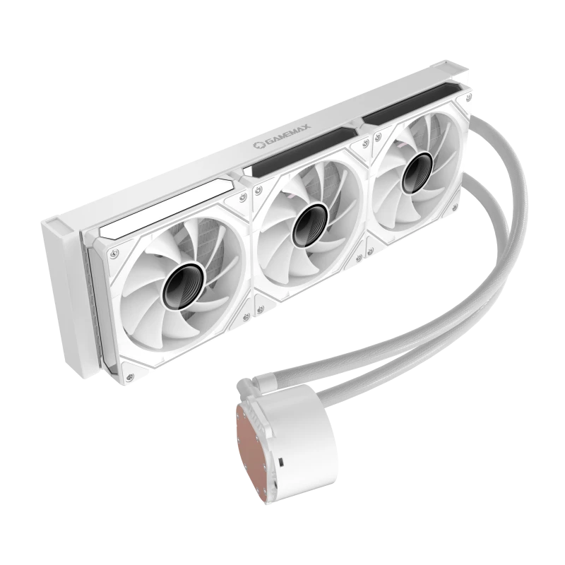 Gamemax | Dissipatore a liquido per CPU | ICEBURG 360 DIGITAL | bianco