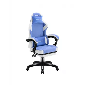 Sedia da gaming huzaro Force 3.7 blu — design ergonomico, regolabile in altezza