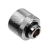Raccordo Alphacool Eiszapfen dritto G1/4 pollici maschio su 16/10mm - argento cromato