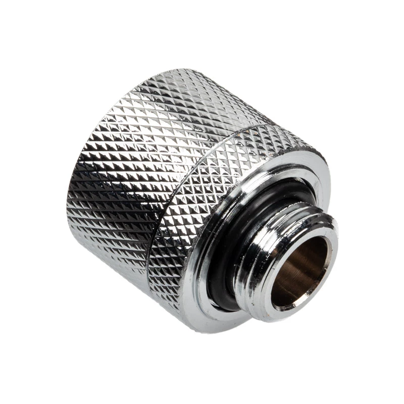 Raccordo Alphacool Eiszapfen dritto G1/4 pollici maschio su 16/10mm - argento cromato