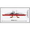 Set da costruzione Cobi corazzata Tirpitz modello con 593 pezzi, in scala e con caratteristiche da esposizione