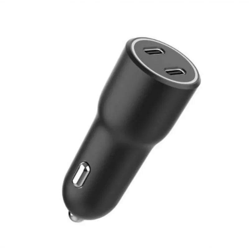 Gembird TA-UC-C2PD40-CAR-01 alimentatore nero