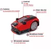 Power X-Change robot tagliaerba FREELEXO CAM PLUS 600 (rosso/nero, batteria Li-Ion Plus 4,0Ah, telecamera + sensore)
