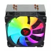 Dissipatore ad aria per CPU SAVIO SAVGCOVORTEXX2ARGB con 4 heatpipe, ventola ARGB 120 mm, nero