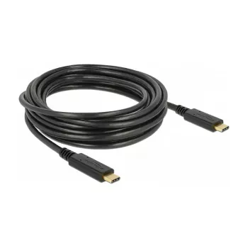 Cavo USB DeLOCK 85206 USB 2.0 4 m USB C nero