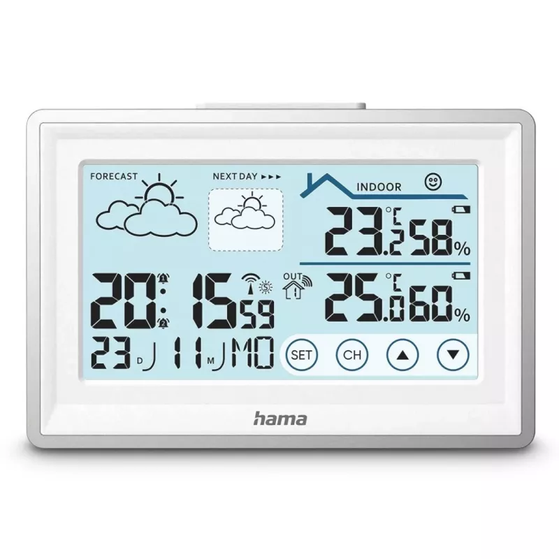 Stazione meteo digitale Hama 00222228 bianco batteria