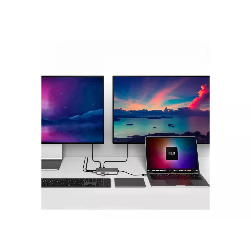 Hyper | HyperDrive Universal USB-C 10-in1 Dual HDMI Mobile Dock | Porte Ethernet LAN (RJ-45) 1 | Numero di porte HDMI 2