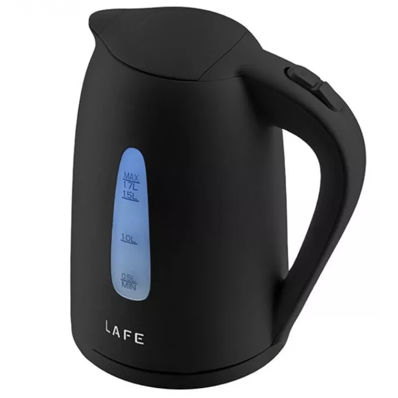 Bollitore elettrico LAFE 1,7 l 2200 W nero