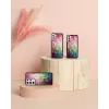 Custodia per smartphone iKins per Samsung Galaxy S21+ — design fiori d'acqua, nero