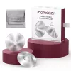 Momcozy 999 paracapezzoli argento per allattamento 55MM 2 pezzi L