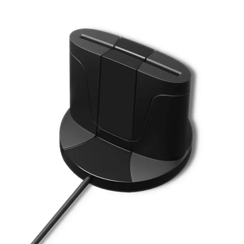 Lettore di smart card Qoltec 50632 USB 2.0 nero cavo 1m