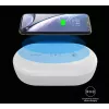 Devia Stazione di ricarica wireless con box di disinfezione, bianco