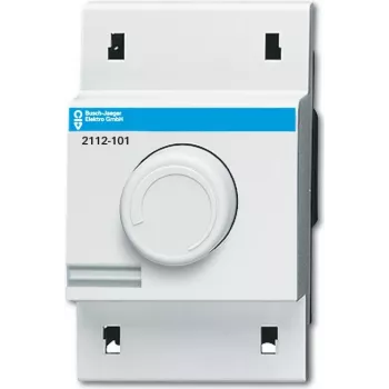 BUSCH JAEGER 2112-101 - dimmer - montabile - regolatore rotante - bianco - 230 V - 50 - 60 Hz