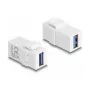 Modulo Keystone DeLOCK presa USB 3.0 A su presa USB 3.0 A bianco 1:1