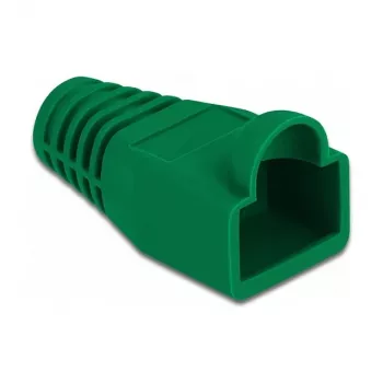 Scarico di trazione per connettori RJ45 DeLOCK 86726 verde 20 pz.