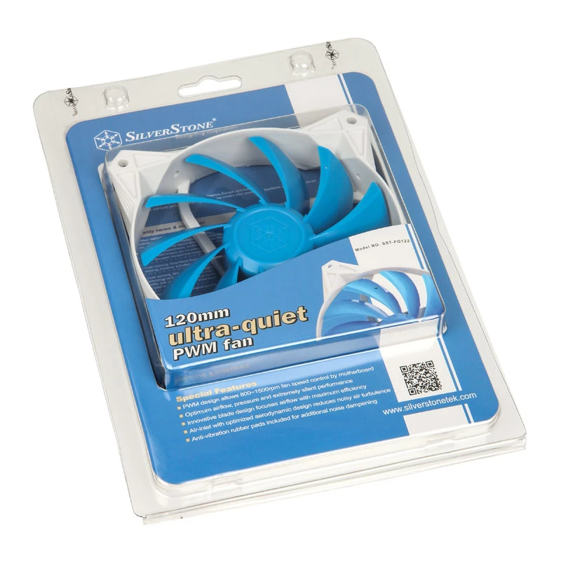 Ventola per case SilverStone SST-FQ122 120 mm - bianco