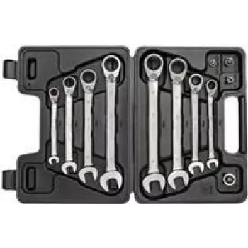 Gedore red R07203012 Set di chiavi combinate a cricchetto, 12 pz., 8-19 mm