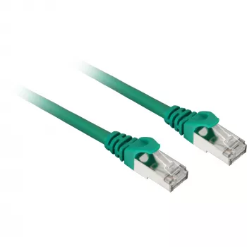 Cavo di rete Sharkoon Sharkoon cavo patch di rete SFTP RJ-45 Cat.7a 10 metri verde