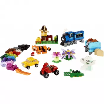 LEGO 10696 Classic Medium Creative Brick Box – pratica scatola per riporre, mattoncini colorati, set da costruzione per bambini e bambine dai 4 anni