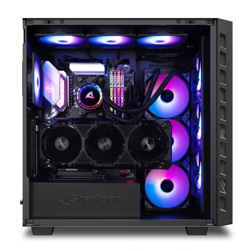 Case Midi-Tower Sharkoon REBEL C80M RGB nero