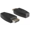 DeLOCK - adattatore DisplayPort - DisplayPort (M) a Mini DisplayPort (F) - nero