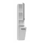 Armadietto bagno NEL III 31x30x174 cm, bianco, lucido