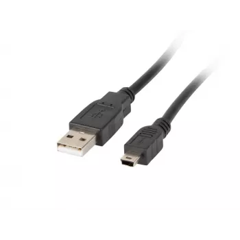 Cavo USB 2.0 Mini AM-BM5P 1,8 m nero