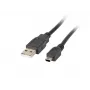 Cavo USB 2.0 Mini AM-BM5P 1,8 m nero