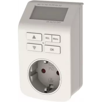 Bachmann Interruttore orario digitale - Interruttore di rete automatico - AC 230 V - 3680 Watt