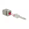Delock 86404 modulo Keystone RJ45 Secure Cat.6 a LSA, bianco