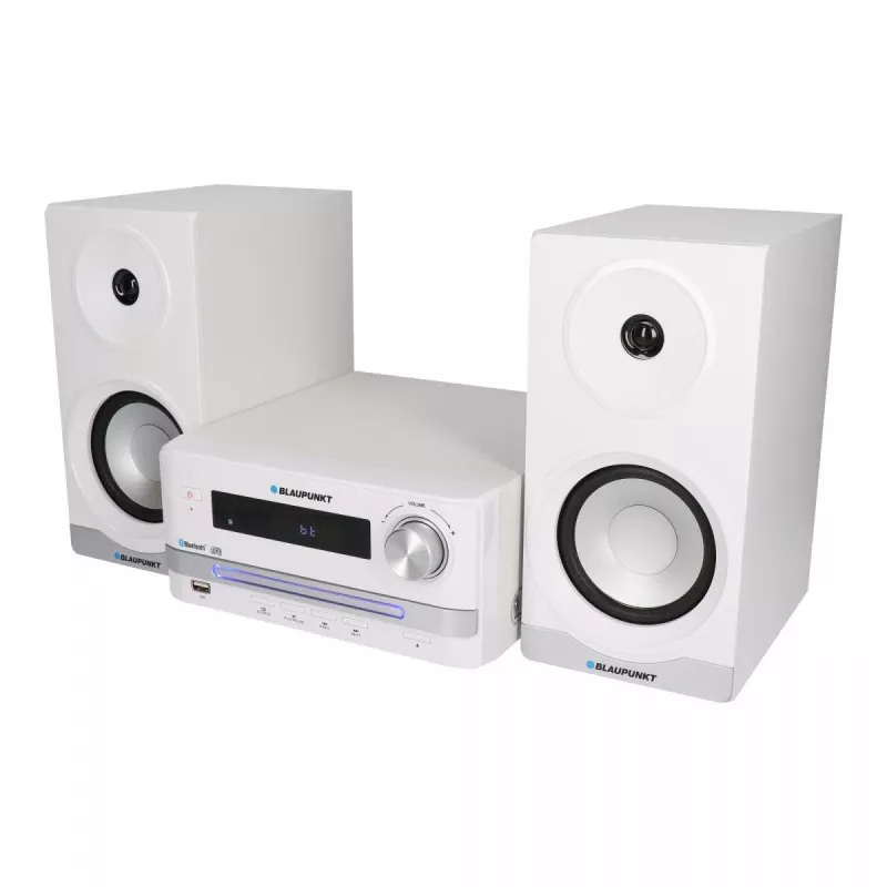 Microsistema audio home BLAUPUNKT MS16BT 15 W, CD/USB/MP3, Bluetooth, FM RDS, bianco