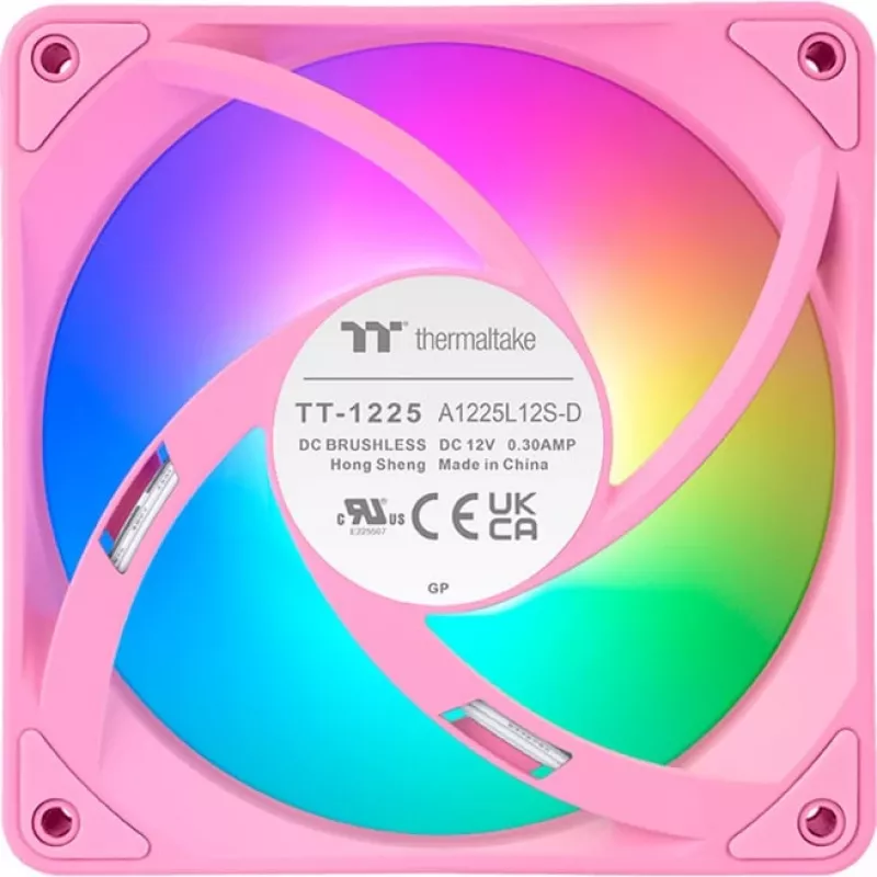 Ventole per case Thermaltake CT120 EX ARGB 120mm rosa confezione da 3