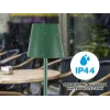 Beper P201UTP115 lampada da tavolo LED ricaricabile, 1,5 W, interruttore touch, dimmerabile, adattatore per bottiglia da 33 mm, resistente all'acqua, verde