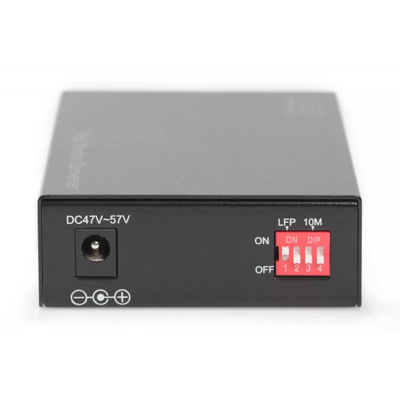 Digitus convertitore di media Gigabit PoE, RJ45 / SC, MM, PSE