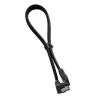 Cavo SATA-3 CableMod ModMesh con connettore ad angolo retto 30 cm - nero