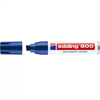 Pennarello permanente Edding 800 punta conica blu